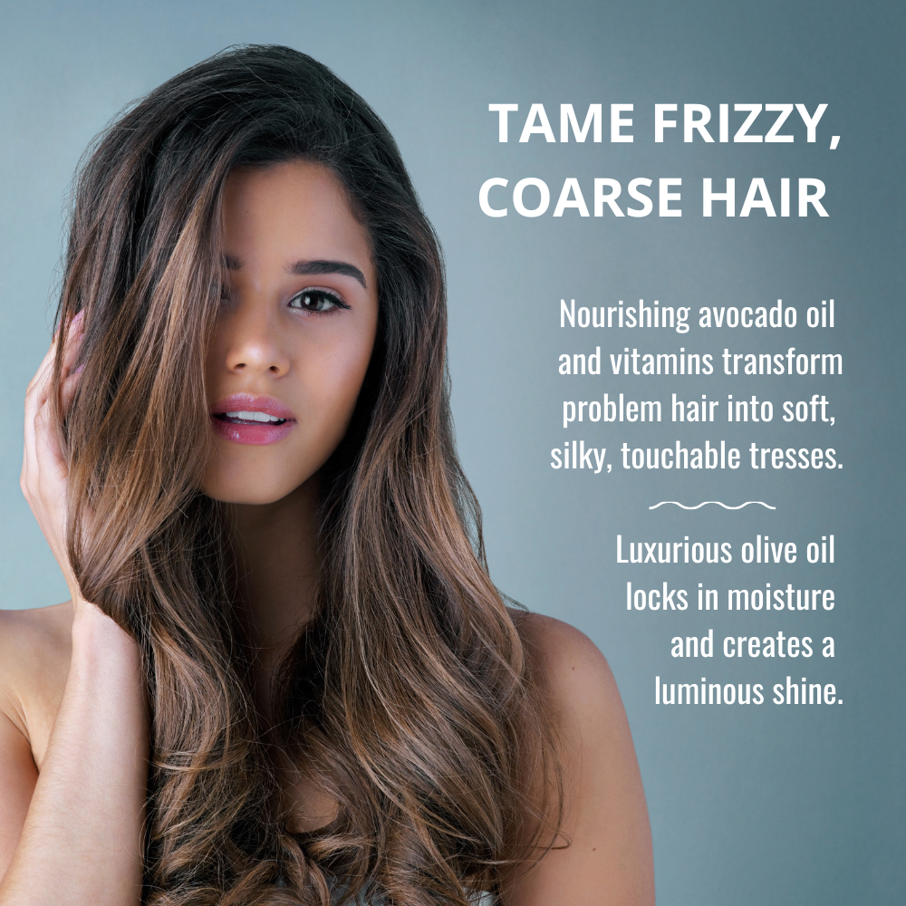 Avocado & Olive Oil Ultra Smoothing Conditioner | For Curly, Frizzy, Coarse Hair